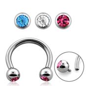 cbe2cin horseshoes surgical steel 316l belly button