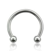 cbeb25 horseshoes surgical steel 316l belly button