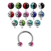 cbefr3e horseshoes surgical steel 316l belly button