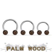 cbpl5 horseshoes organic body jewelry ear lobe