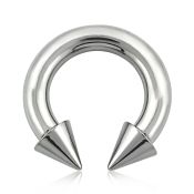 cbrcn6 horseshoes surgical steel 316l belly button