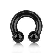 cbrt2 horseshoes anodized surgical steel 316l ear lobe