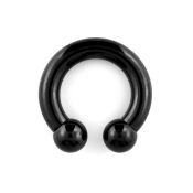 cbrt4 horseshoes anodized surgical steel 316l ear lobe