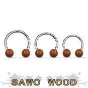 cbsw5 horseshoes organic body jewelry ear lobe