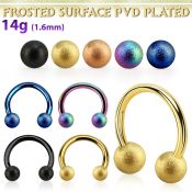 cbtfo4 horseshoes anodized surgical steel 316l ear lobe
