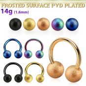 cbtfo6 horseshoes anodized surgical steel 316l ear lobe