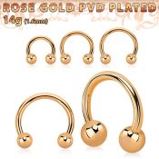 cbttb4 horseshoes anodized surgical steel 316l ear lobe
