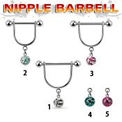 cfrsnp6 straight barbells surgical steel 316l nipple