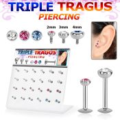 dacb121 labrets lip rings surgical steel 316l tragus