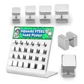 dacb130 cheaters  illusion plugs and tapers surgical steel 316l ear lobe