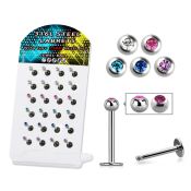 dacb156 labrets lip rings surgical steel 316l labrets chin