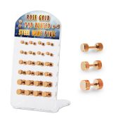 dacb210 cheaters  illusion plugs and tapers anodized surgical steel 316l ear lobe