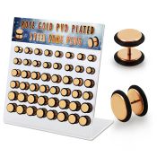 dacb216 cheaters  illusion plugs and tapers anodized surgical steel 316l ear lobe