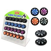 dacb37 cheaters  illusion plugs and tapers acrylic body jewelry belly button