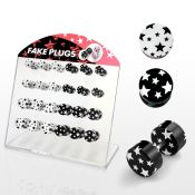 dacb76a cheaters  illusion plugs and tapers acrylic body jewelry belly button