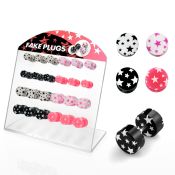 dacb76c cheaters  illusion plugs and tapers acrylic body jewelry belly button
