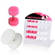 dacb78b cheaters  illusion plugs and tapers acrylic body jewelry belly button