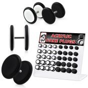 dacip2 cheaters  illusion plugs and tapers acrylic body jewelry belly button