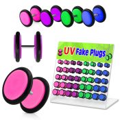 dacip5 cheaters  illusion plugs and tapers acrylic body jewelry belly button
