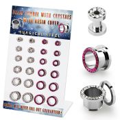 dapg101b tunnels gauges surgical steel 316l ear lobe