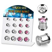 dapg180b tunnels gauges surgical steel 316l ear lobe