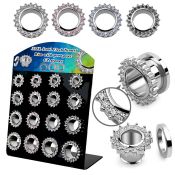 dapg186b tunnels gauges surgical steel 316l ear lobe