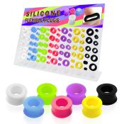 dapg50 tunnels gauges silicon body jewelry ear lobe