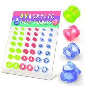 dapg5 tunnels gauges acrylic body jewelry ear lobe