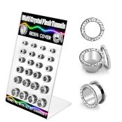 dapg64a tunnels gauges surgical steel 316l ear lobe