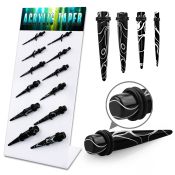 dapg90 tapers acrylic body jewelry ear lobe