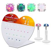 dbilpo25 labrets lip rings bioflex ptfe labrets chin