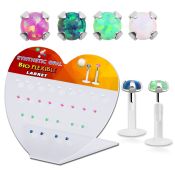 dbilpo3 labrets lip rings bioflex ptfe labrets chin