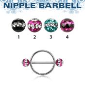 dfrnpe5 straight barbells surgical steel 316l nipple