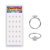 dhfc24s 925 silver nose hoops nose piercing