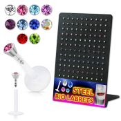 dlijym labrets lip rings bioflex ptfe labrets chin