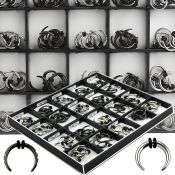 dmbj34 tapers anodized surgical steel 316l ear lobe