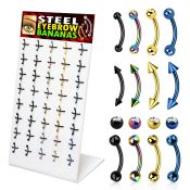 dmey2 micro curved barbells anodized surgical steel 316l eyebrow