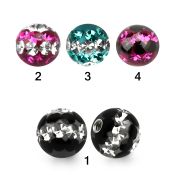 dmfr6 loose body jewelry parts surgical steel 316l belly button