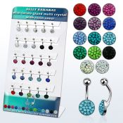 dmix14 belly rings surgical steel 316l belly button