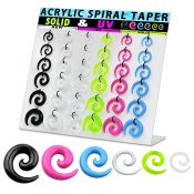 dmxp16 tapers acrylic body jewelry ear lobe