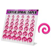 dmxp6c tapers acrylic body jewelry ear lobe