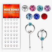 dnbrm1 nose bone silver 925 nose