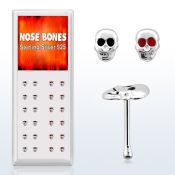 dnbskm nose bone silver 925 nose