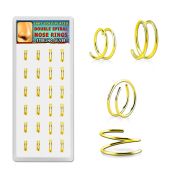 dnsm229 925 silver nose hoops nose  piercing