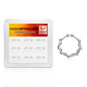 dnsm87 fake illusion body jewelry silver 925 septum
