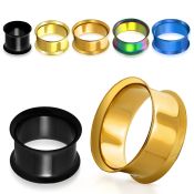 dtpg tunnels gauges anodized surgical steel 316l ear lobe