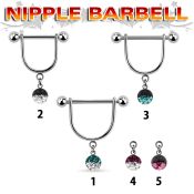 efrsnp6 straight barbells surgical steel 316l nipple