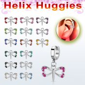 ehh761 stainless steel huggie piercing