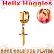 ehr768 +anodized surgical steel +huggie choose  piercing