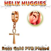 ehr769 anodized surgical steel huggie piercing